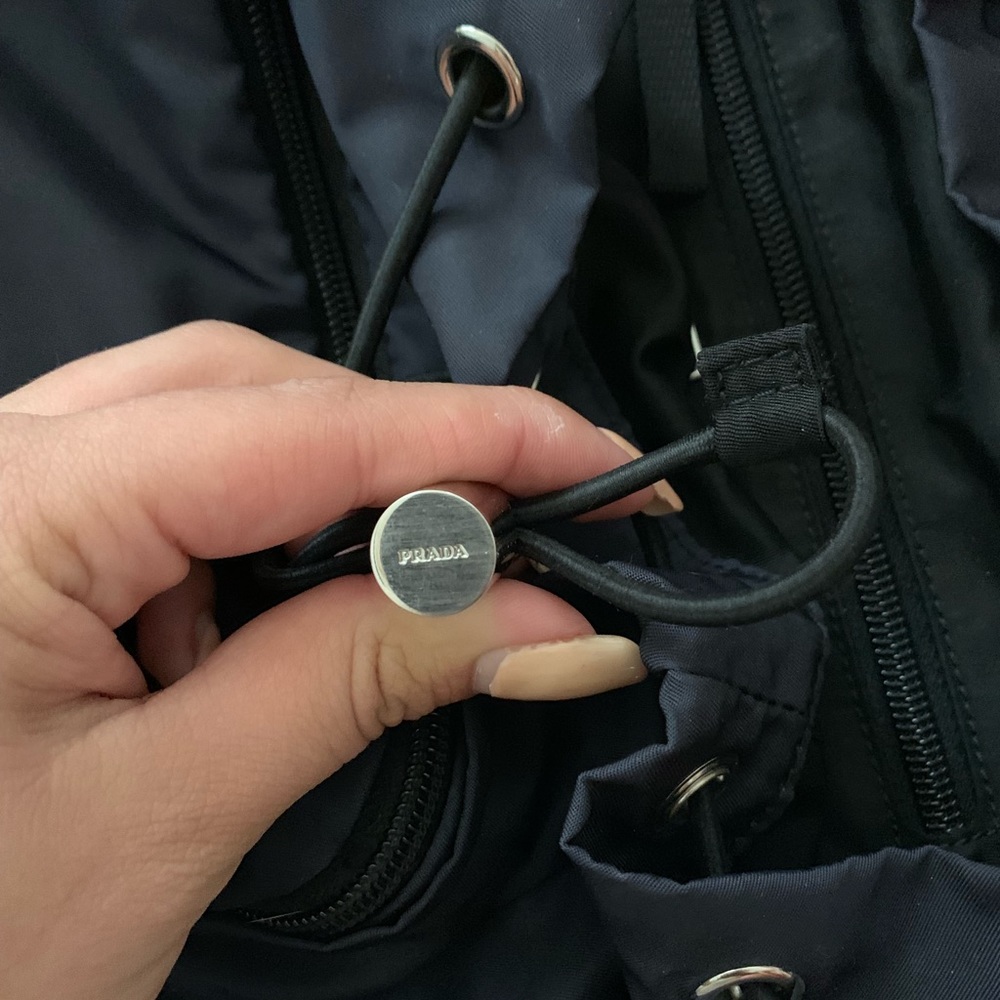 Navy blue Prada backpack - Picture 8 of 8